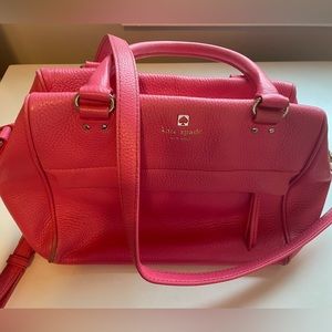 Kate Spade Pink Satchel. Zip Closure. Gently worn.